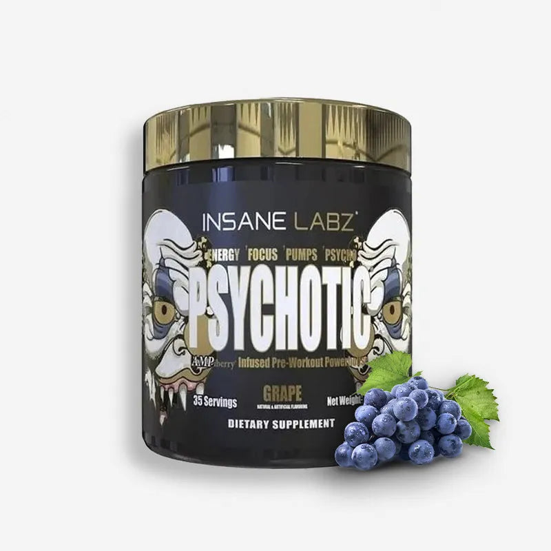 PSYCHOTIC GOLD 35 SERVICIOS SABOR GRAPE – INSANE LABS
