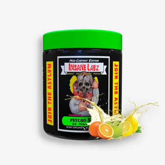 PSYCHOTIC SAM 30 SERVICIOS SABOR FRUIT PUNCH – INSANE LABZ