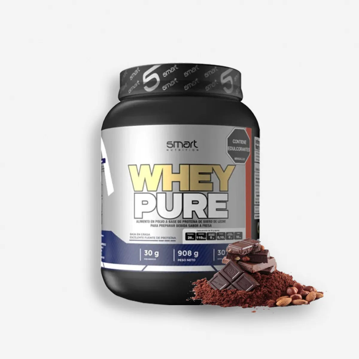 WHEY PURE 2 LIBRAS SABOR CHOCOLATE – SMART NUTRITION