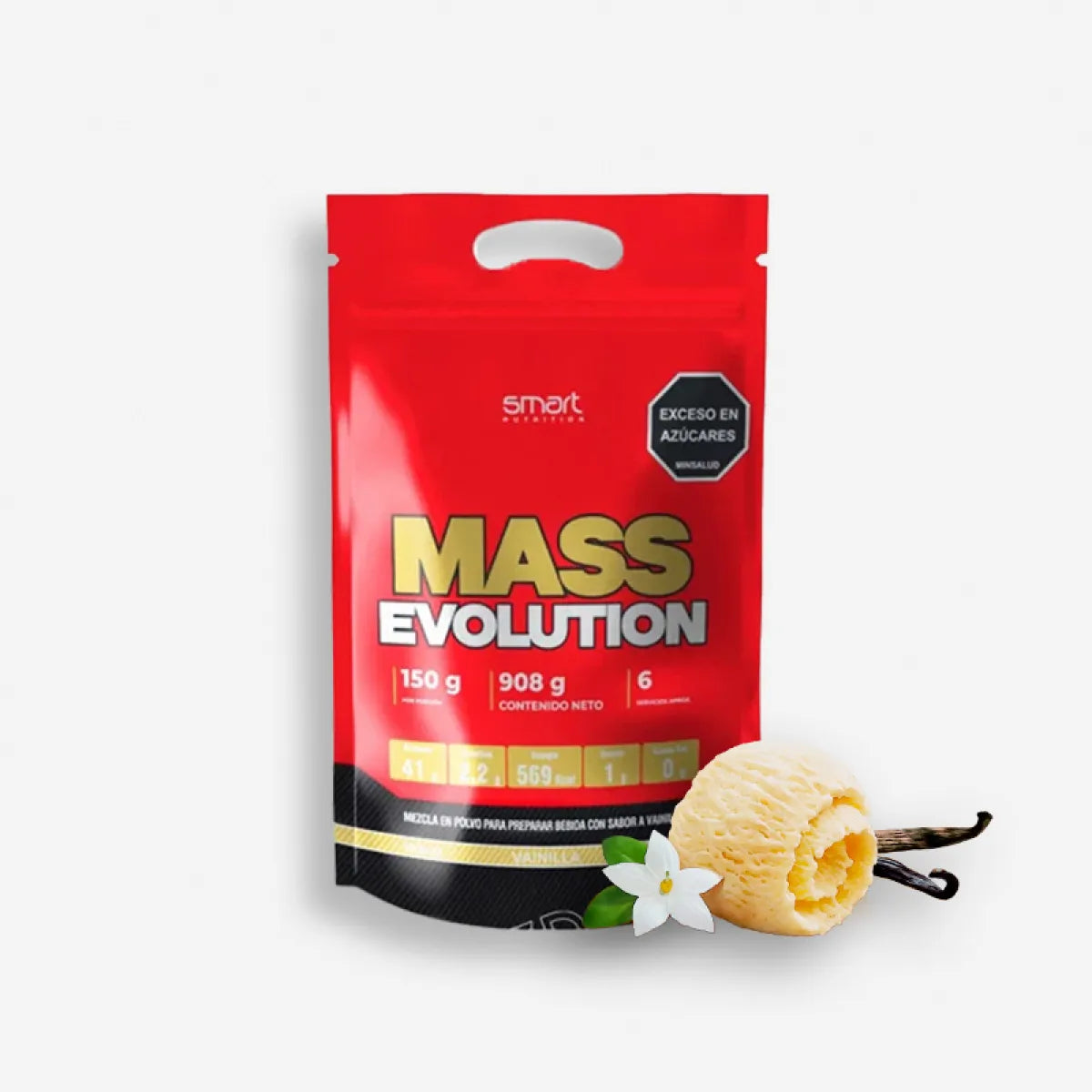 MASS EVOLUTION 2 LIBRAS SABOR VAINILLA – SMART NUTRITION