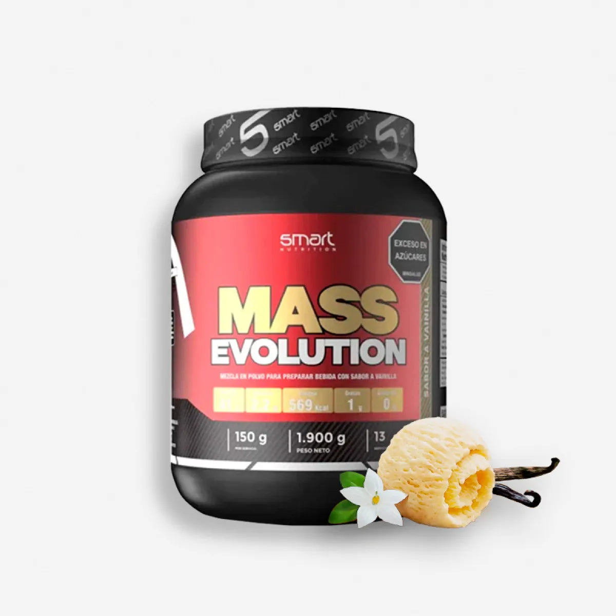 MASS EVOLUTION 4 LIBRAS SABOR VAINILLA – SMART NUTRITION
