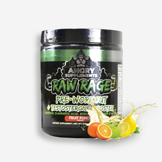 RAW RAGE PRE-WORKOUT MONSTER TEST SABOR FRUIT PUNCH 30 SERVICIOS