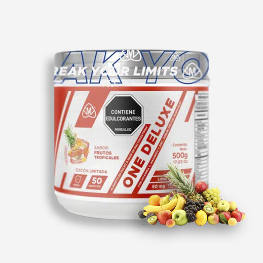 ONE DELUXE VITAMINA C 50 SERVICIOS SABOR FRUTOS TROPICALES – IMN