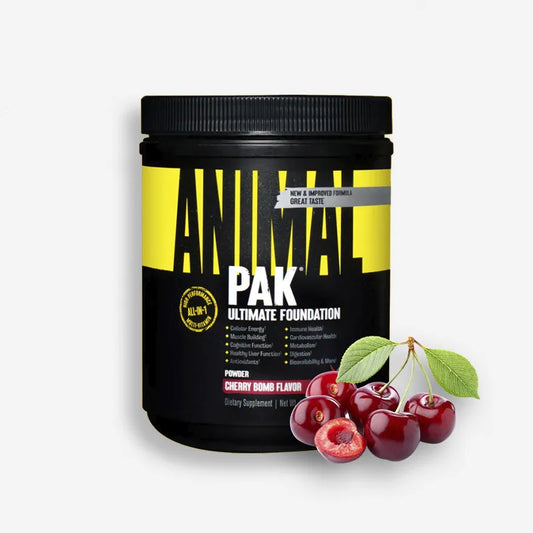 ANIMAL PAK POLVO 30 SERVICIOS SABOR CHERRY BOMB – UNIVERSAL