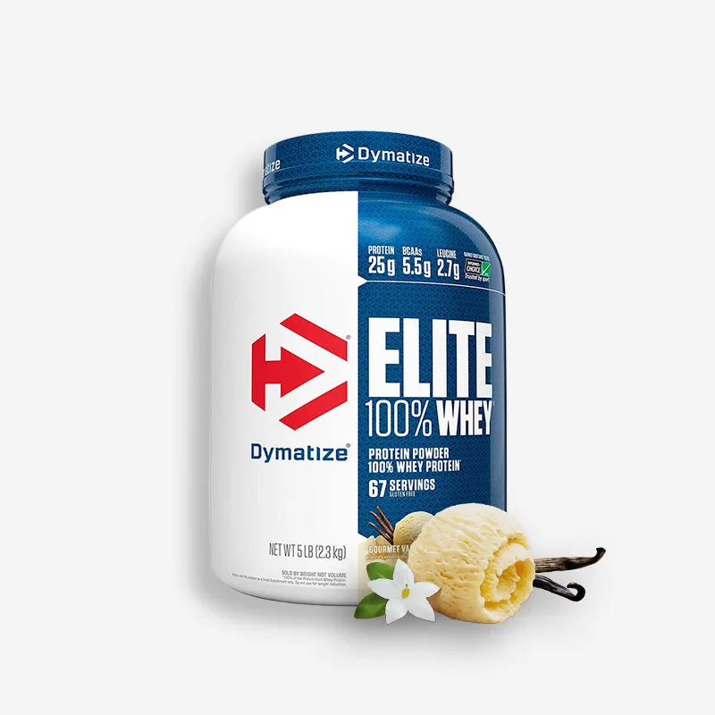 ELITE 100% WHEY DYMATIZE 5 LIBRAS SABOR VAINILLA – DYMATIZE