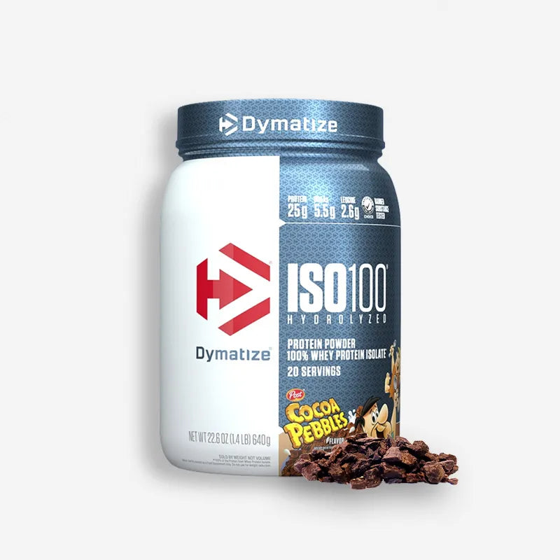 ISO 100 – 1.3 LIBRAS SABOR COCOA PEBBLES – DYMATIZE