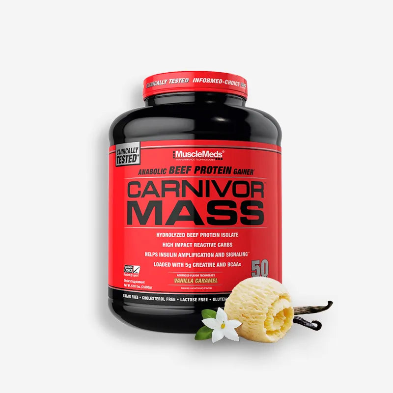 CARNIVOR MASS 6 LIBRAS SABOR VAINILLA CARAMELO – MUSCLEMEDS