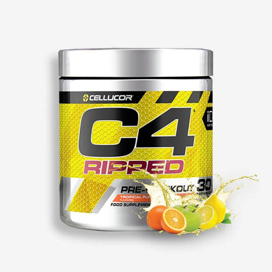 C4 RIPPED 30 SERVICIOS SABOR TROPICAL PUNCH – CELLUCOR