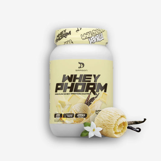 WHEY PHORM 2 LIBRAS SABOR WHITE CHOCOLATE VAINILLA ICE – DRAGON PHARMA