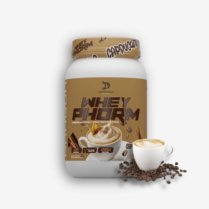 WHEY PHORM 2 LIBRAS SABOR DOUBLE CAPPUCCINO – DRAGON PHARMA