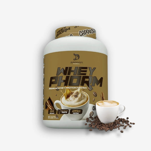 WHEY PHORM 5 LIBRAS SABOR CAPUCCINO – DRAGON PHARMA