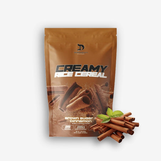 CREAMY RICE CEREAL 25 SERVICIOS SABOR BROWN SUGAR & CINNAMON – DRAGON PHARMA
