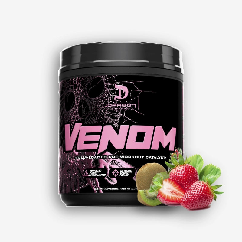 VENOM FULLY LOADED 20 SERVICIOS SABOR STARWBERRY KIWI – DRAGON PHARMA