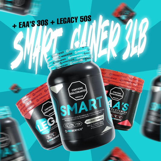 COMBO SMART GAINER 3 LIBRAS + EAAS 30 SERVICIOS