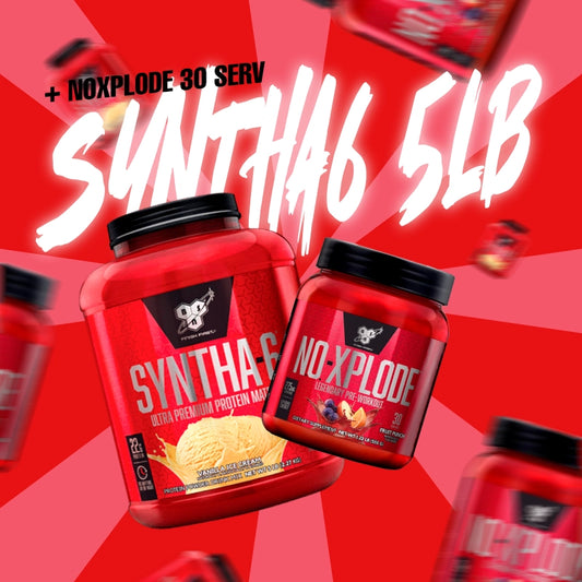 COMBO SYNTHA 6 5 LB + NO XPLODE 30 SERV