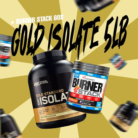 GOLD STANDARD ISOLATE 5 LB + BURNER STACK 60 SERV