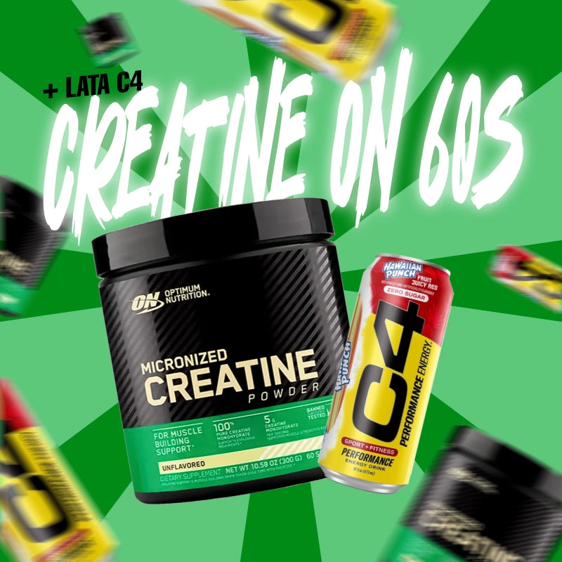 COMBO CREATINE OPTIMUM 60 SERV + LATAS C4